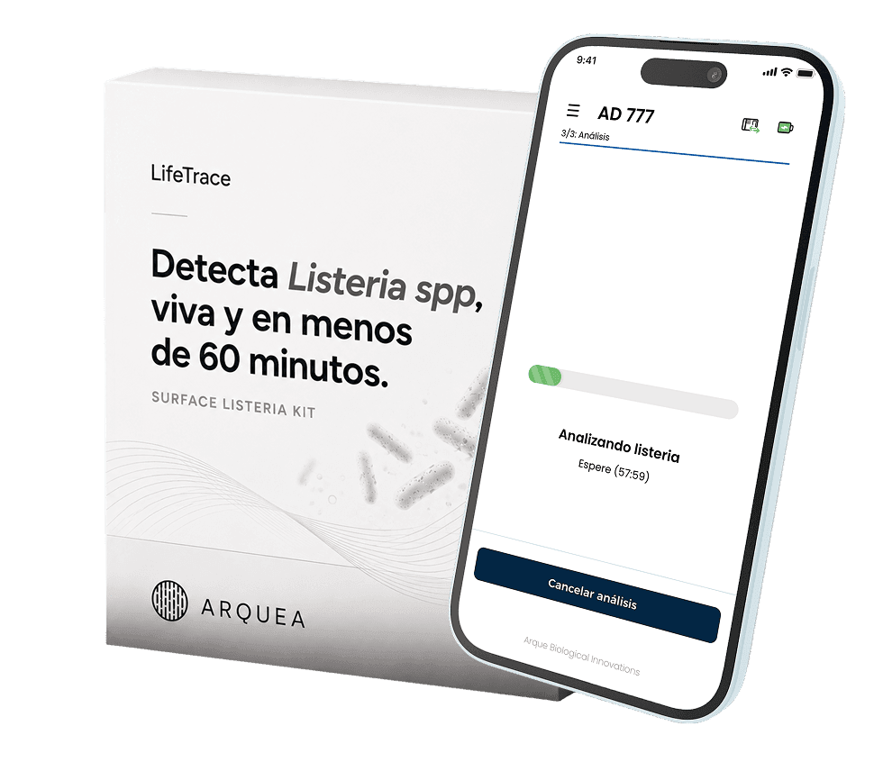 Arquea Surface Listeria Kit — portable detector for in-situ Listeria surface analysis